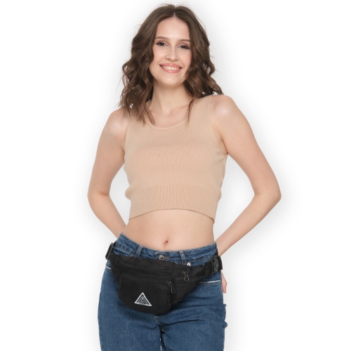 GBag Çapraz Askılı 2 Bölmeli Vücut Bel Çantası Body Bag