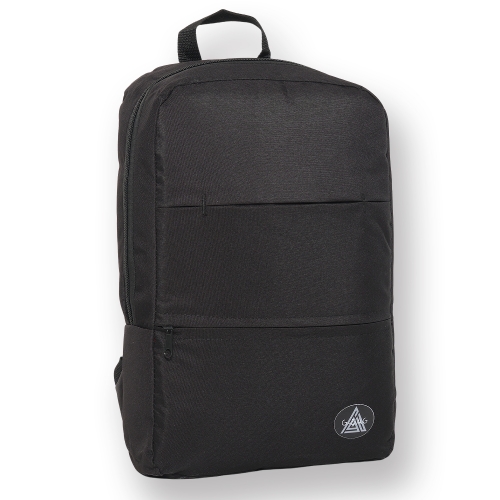 Gbag Çift Cepli Ortopedik Siyah Laptop Sırt Çantası