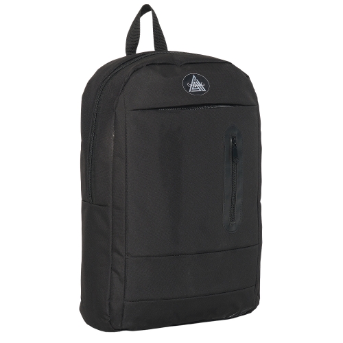 Gbag Çift Cepli Ortopedik Siyah Laptop Sırt Çantası