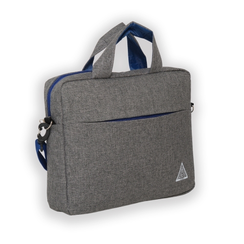 Gbag Gizli Fermuarlı Cepli Valiz Askılı Gri Laptop ve Notebook Çantası