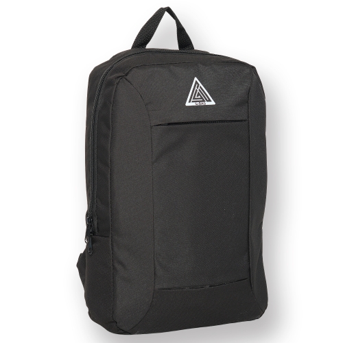 Gbag Ön Cepli Ortopedik Siyah Laptop Sırt Çantası