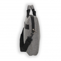 Gbag Valiz Askı Aparatlı Dikey Ön Cepli Gri Laptop ve Notebook Çantası