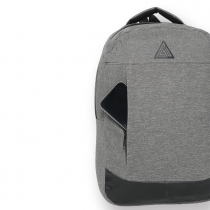 Gbag Yan Cepli Ortopedik Gri Laptop Sırt Çantası